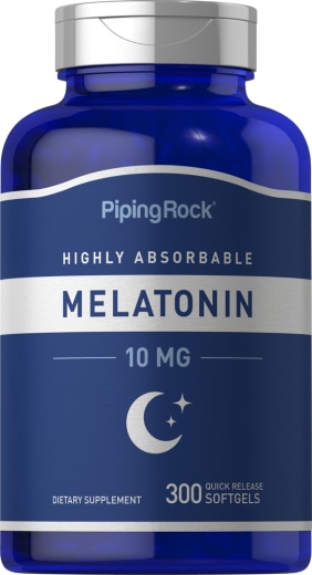 Highly Absorbable Melatonin, 10 mg, 300 Quick Release Softgels