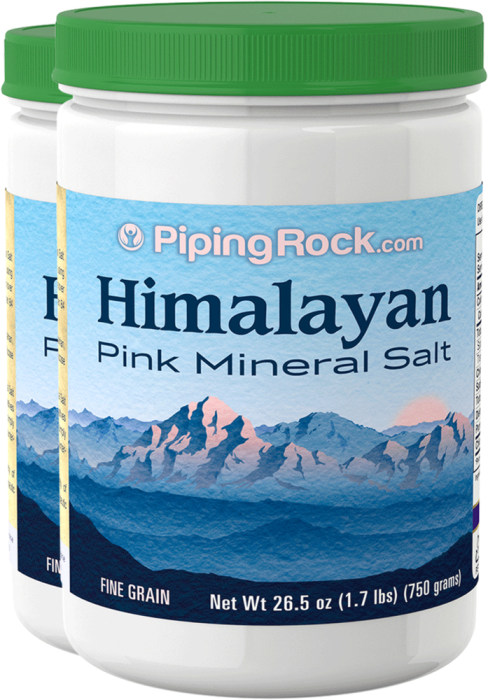 Himalayan Pink Mineral Salt, 26.5 oz (750 g) Bottles, 2  Bottles