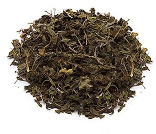 Chá peneirado e de folhas cortadas de manjericão-sagrado (Krishna) Tulsi (Orgânico), 4 oz (113 g) Saco