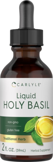 Holy Basil Liquid Extract Alcohol Free, 2 fl oz (59 mL) Tropfflasche
