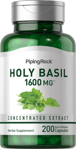 ホーリー バジル トゥルシー, 1600 mg, 200 速放性カプセル