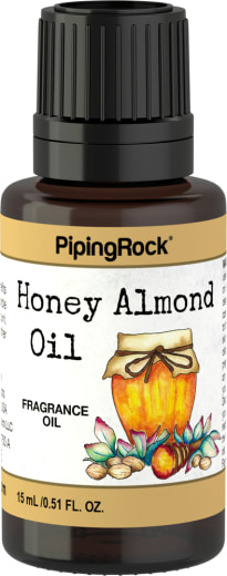 Huile parfumée miel amande, 1/2 fl oz (15 mL) Compte-gouttes en verre