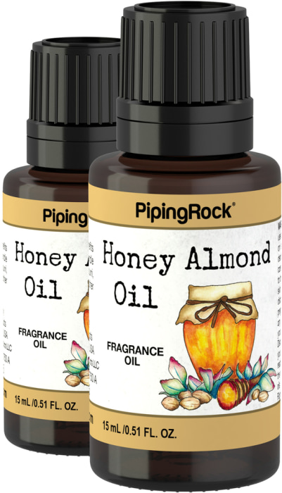 Honey Almond Fragrance Oil, 1/2 fl oz (15 mL) Dropper Bottle, 2  Dropper Bottles