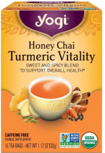 Thé chaï au curcuma et au miel (Biologique), 16 Sachets de thé
