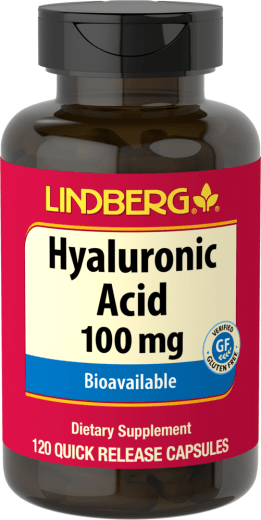 Hyaluronzuur, 100 mg, 120 Snel afgevende capsules