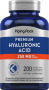 Hyaluronic Acid, 250 mg (per serving), 200 Quick Release Capsules