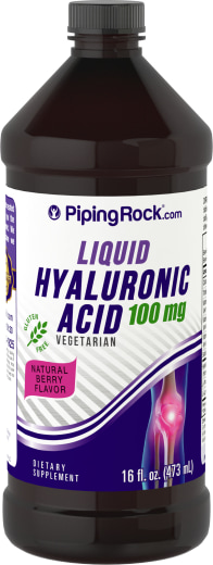 Hyaluronic Acid Liquid (Natural Berry), 100 mg, 16 fl oz (473 mL) Bottle