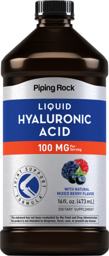 Tekuća hijaluronska kiselina (prirodna mješavina bobičastog voća), 100 mg (po obroku), 16 fl oz (473 mL) Boca