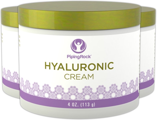 Crema con ácido hialurónico, 4 oz (113 g) Tarro, 3  Tarros