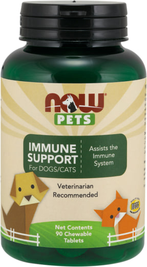 Pastillas masticables de ayuda al sistema inmunitario para perros y gatos, 90 Tabletas
