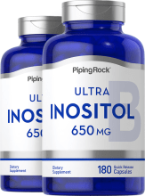 Inositol, 650 mg, 180 Quick Release Capsules, 2  Bottles