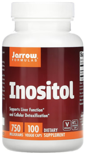 Inositol, 750 mg, 100 Capsules végétariennes