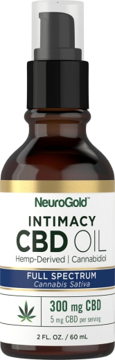 Intimacy CBD Oil, 300 mg, 2 fl oz (60 mL) Liquid