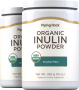 Inulin Präbiotik-FOS-Pulver (Bio), 15 oz (425 g) Flaschen, 2  Flaschen
