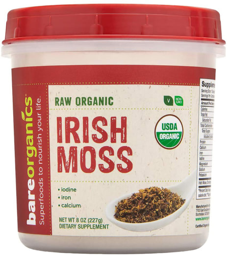 Irish Moss Powder (Organic), 8 oz (227 g) Powder