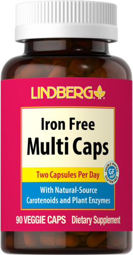 Iron Free Multi Caps, 90 แคปซูลผัก