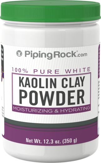 Kaolin (White) Clay, 12.3 oz (350 g) Bottle