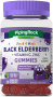 Sort hyldebær + C-vitamin, zinkgummier til børn (Naturlig bærsmag), 50 Veganske vingummier