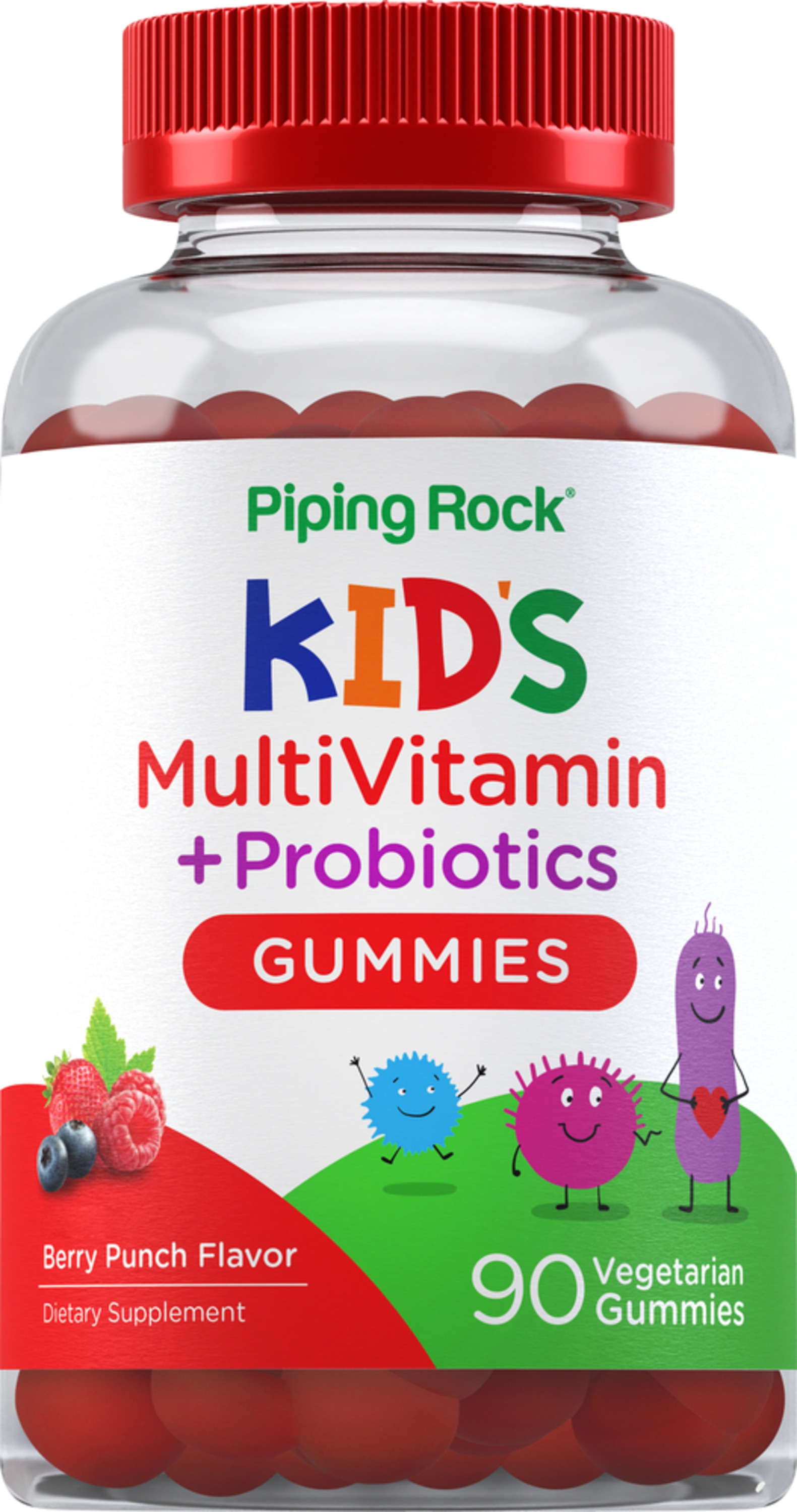 Kids Whole Fruit Multivitamin Gummies, Cherry