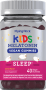 Kids Sleep Melatonin-Gummibärchen (natürlich kirschig), 40 Vegane Gummibärchen