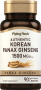 Korean Ginseng (Panax Ginseng), 1500 mg (per serving), 90 Quick Release Capsules