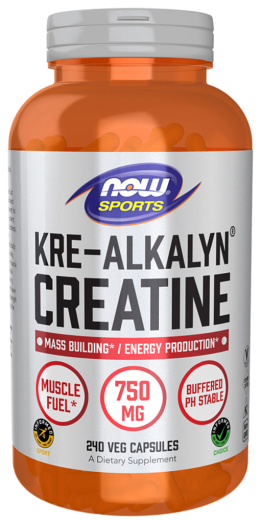 Kre-alkalyn 肌酸膠囊 , 750 mg, 240 素食膠囊
