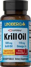 Huile de Krill, 500 mg, 120 Capsules