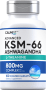 KSM-66 ashwagandha, 800 mg (pr. dosering), 100 Overtrukne kapsler