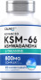 KSM-66 Ashwagandha, 800 mg (por dose), 100 Comprimidos oblongos revestidos