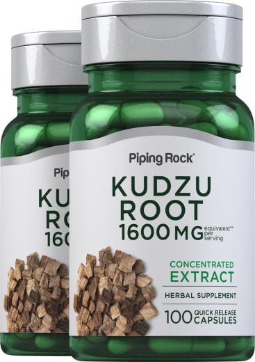 Kudzu Root, 1600 mg, 100 Quick Release Capsules, 2  Bottles