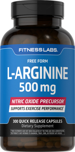 L-arginina, 500 mg, 300 Capsule