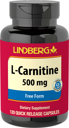 L-carnitina , 500 mg, 120 Cápsulas de liberación rápida