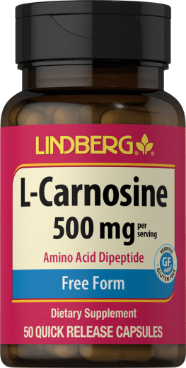 แอล-คาร์โนซีน, 500 mg (ต่อการเสิร์ฟ), 50 แคปซูล