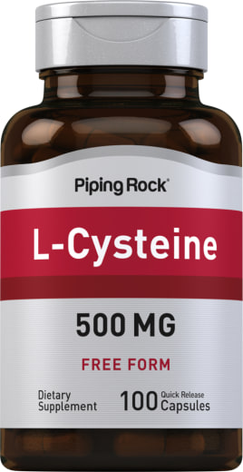 L-cisteína , 500 mg, 100 Cápsulas de liberación rápida