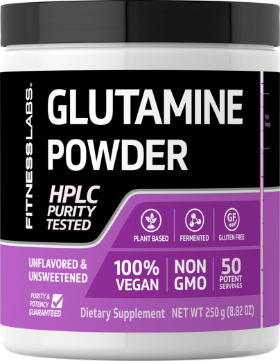 L-Glutaminpulver, 5000 mg, 250 g (8.82 oz) Flasche