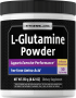 L-glutamin-pulver, 5000 mg, 250 g (8.82 oz) Flaske