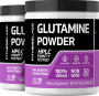 L-Glutaminpulver, 5000 mg, 250 g (8.82 oz) Flasche, 2  Flaschen
