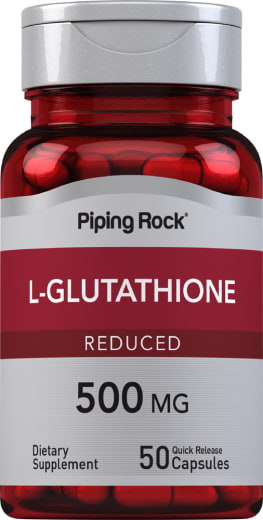 L-glutathion (reduceret), 500 mg, 50 Kapsler for hurtig frigivelse
