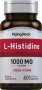 L-Histidina, 1000 mg (por dose), 60 Cápsulas de Rápida Absorção