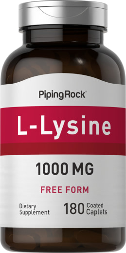 L-Lysine (forme libre), 1000 mg, 180 Petits comprimés enrobés