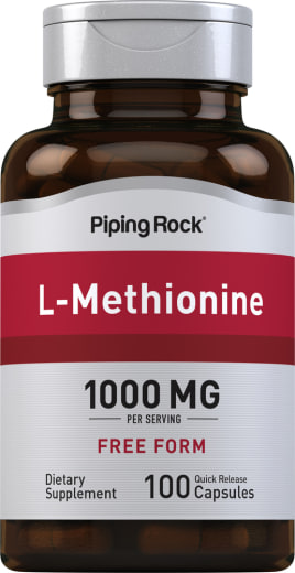 L-metioniini , 1000 mg/annos, 100 Pikaliukenevat kapselit