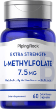 L-Methylfolate, 7.5 mg, 60 Quick Release Capsules