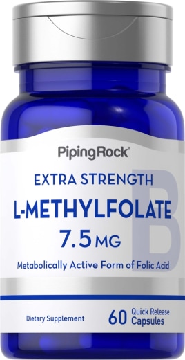 L-metylfolat, 7.5 mg, 60 Snabbverkande kapslar