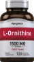 L-ornithin , 1500 mg (pr. dosering), 120 Kapsler for hurtig frigivelse
