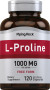 L-prolina , 1000 mg (por dose), 120 Cápsulas de Rápida Absorção