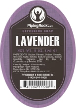 Lavender Glycerine Soap, 5 oz (141 g) Bars