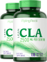 LEAN CLA (fargetisteloljeblanding), 2500 mg (per dose), 100 Hurtigvirkende myke geleer, 2  Flasker