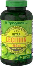 Lécithine- NON OGM, 1200 mg, 240 Capsules molles à libération rapide
