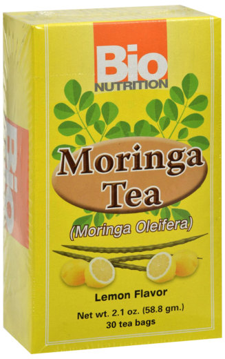Chá de limão com moringa (Orgânico), 30 Saquetas de chá