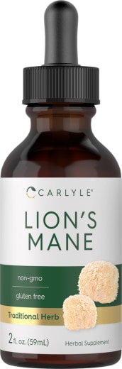 Lion's Mane Liquid Extract, 2 fl oz (59 mL) Dropper Bottle